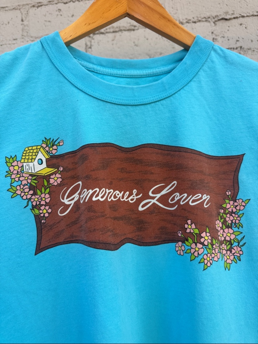 Big Bud Press Generous Lover
Tee Turquoise Blue Size S - Picture 5 of 10